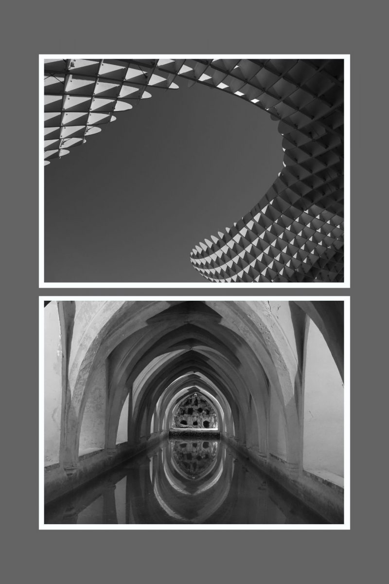 Black and White Abstract Pair (Set 10)