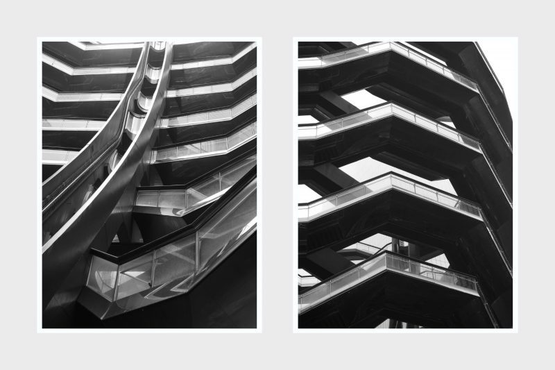 Black and White Architecture Abstract (Set 11)