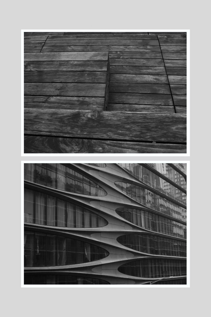 Black and White Abstract Pair (Set 12)