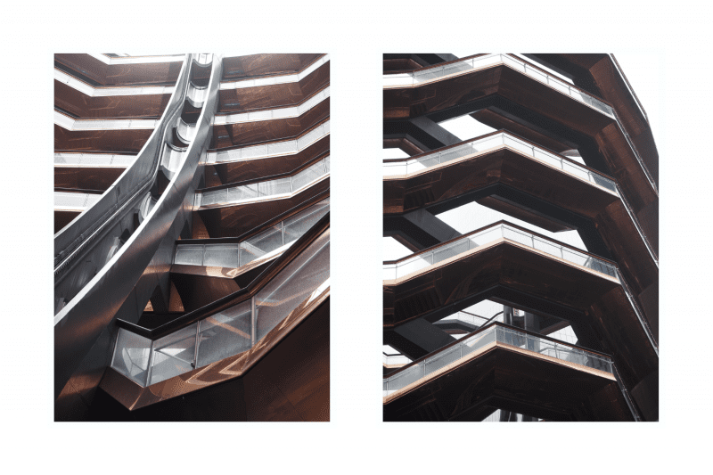 Abstract Architectural Copper Pair (Set 14)