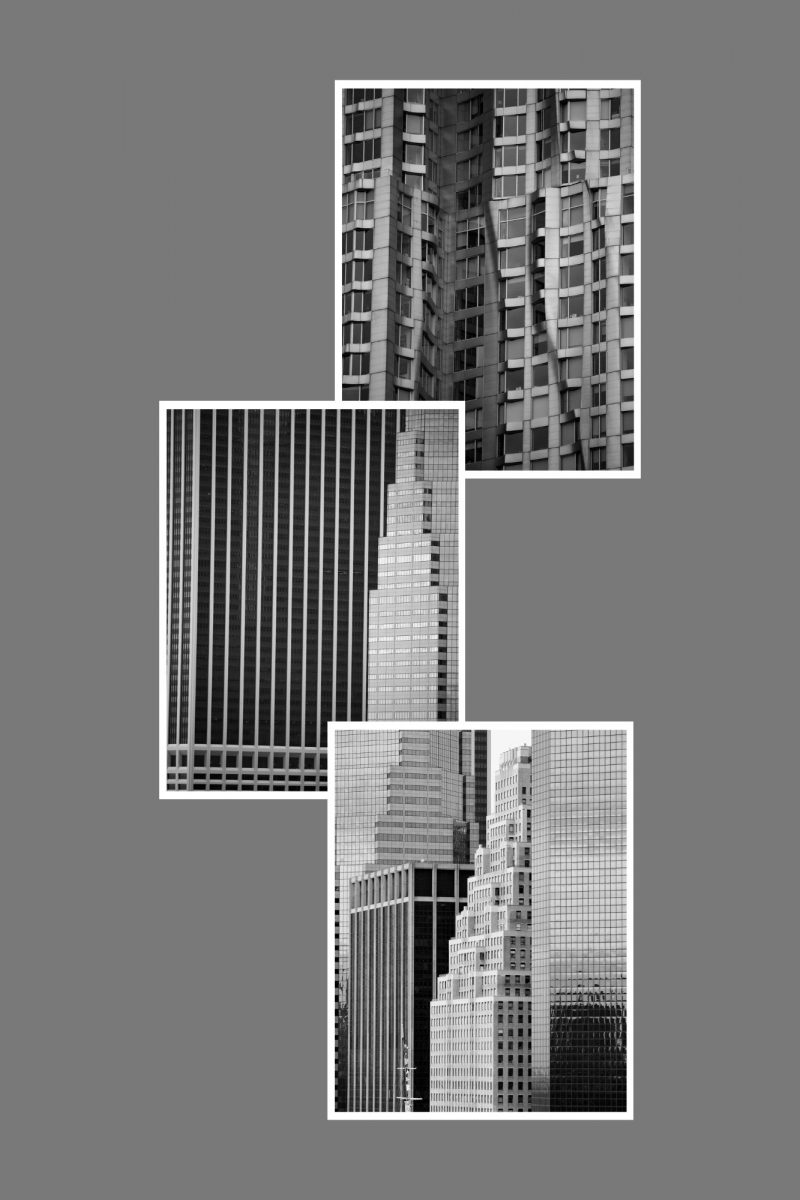 New York Skyscraper Black and White Triplet (Set 41)
