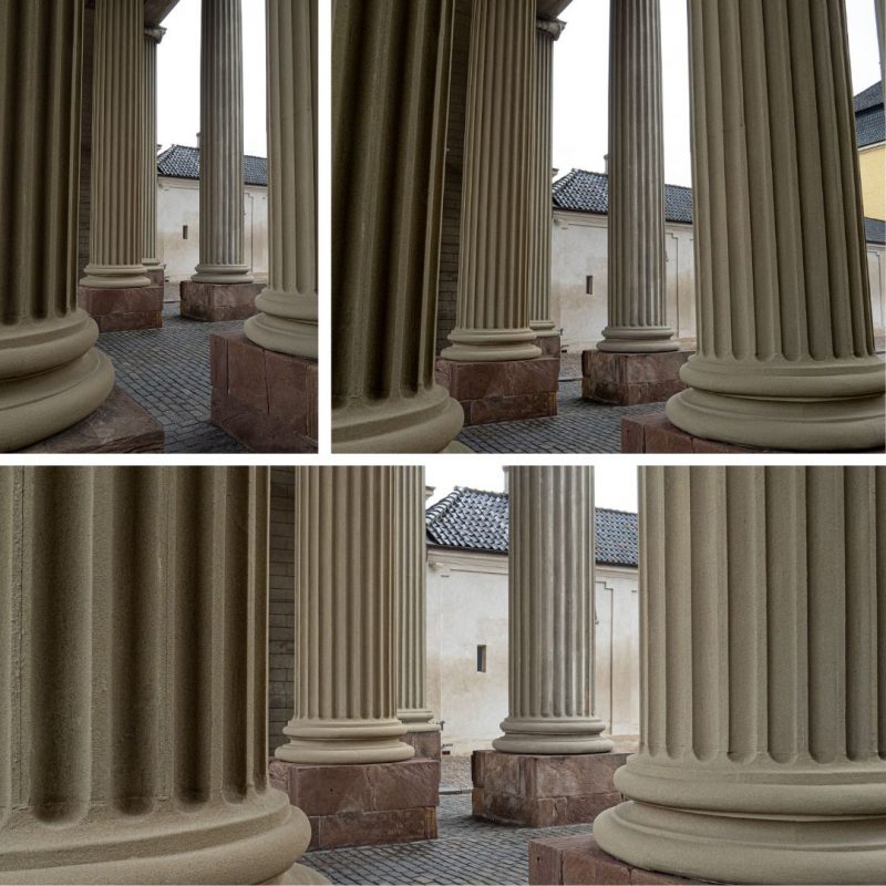 Cream Columns Triplet (Set 39)