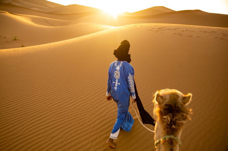 Sahara Desert at Sunset (Print 329)