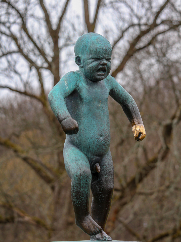 Angry Baby Statue (Print 15)