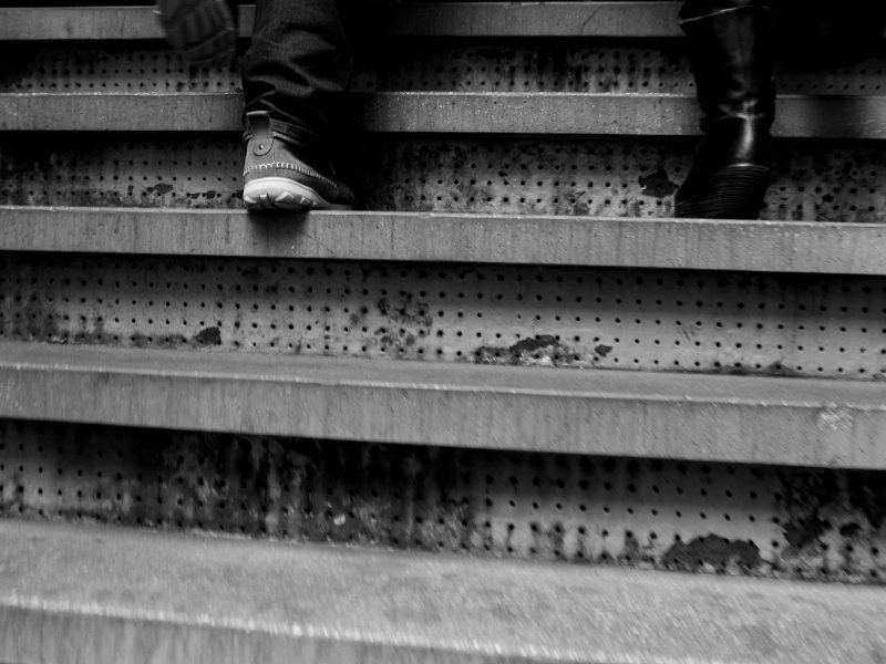 New York Steps Black and White (Print 2)