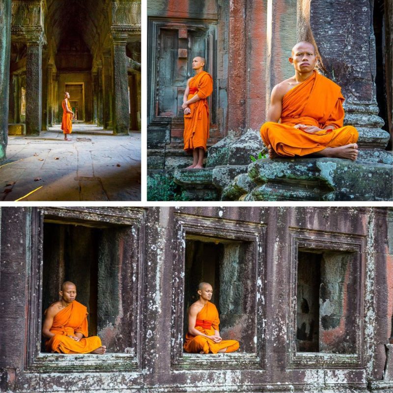 Monks Orange Green Triplet (Set 47)