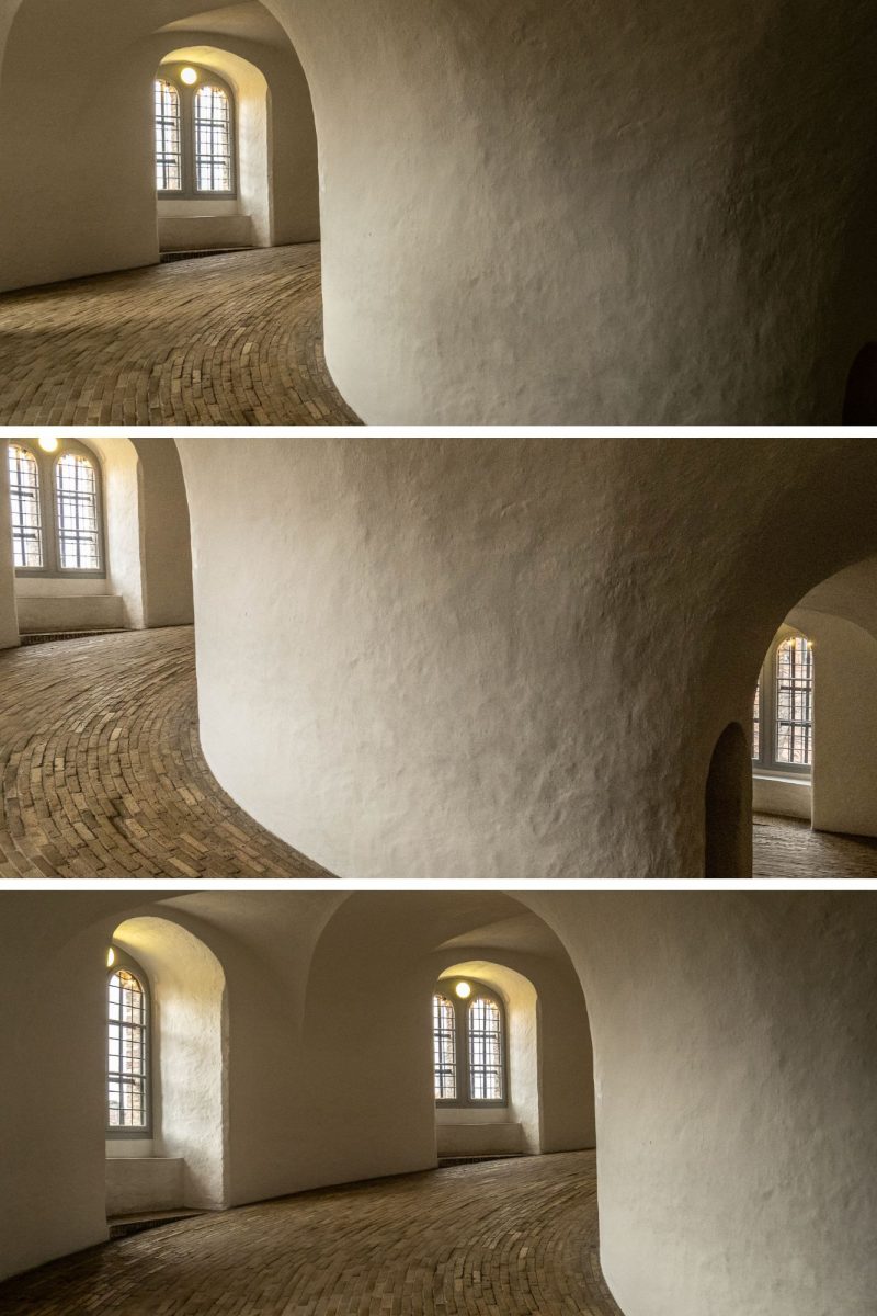 Cream / Pale Yellow Round Tower Triplet (Set 36)