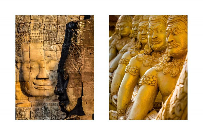 Brown Gold Eastern Spiritual Pair (Set 18)