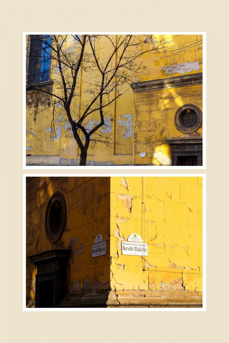 Pair of Yellow Budapest Prints (Set 45)