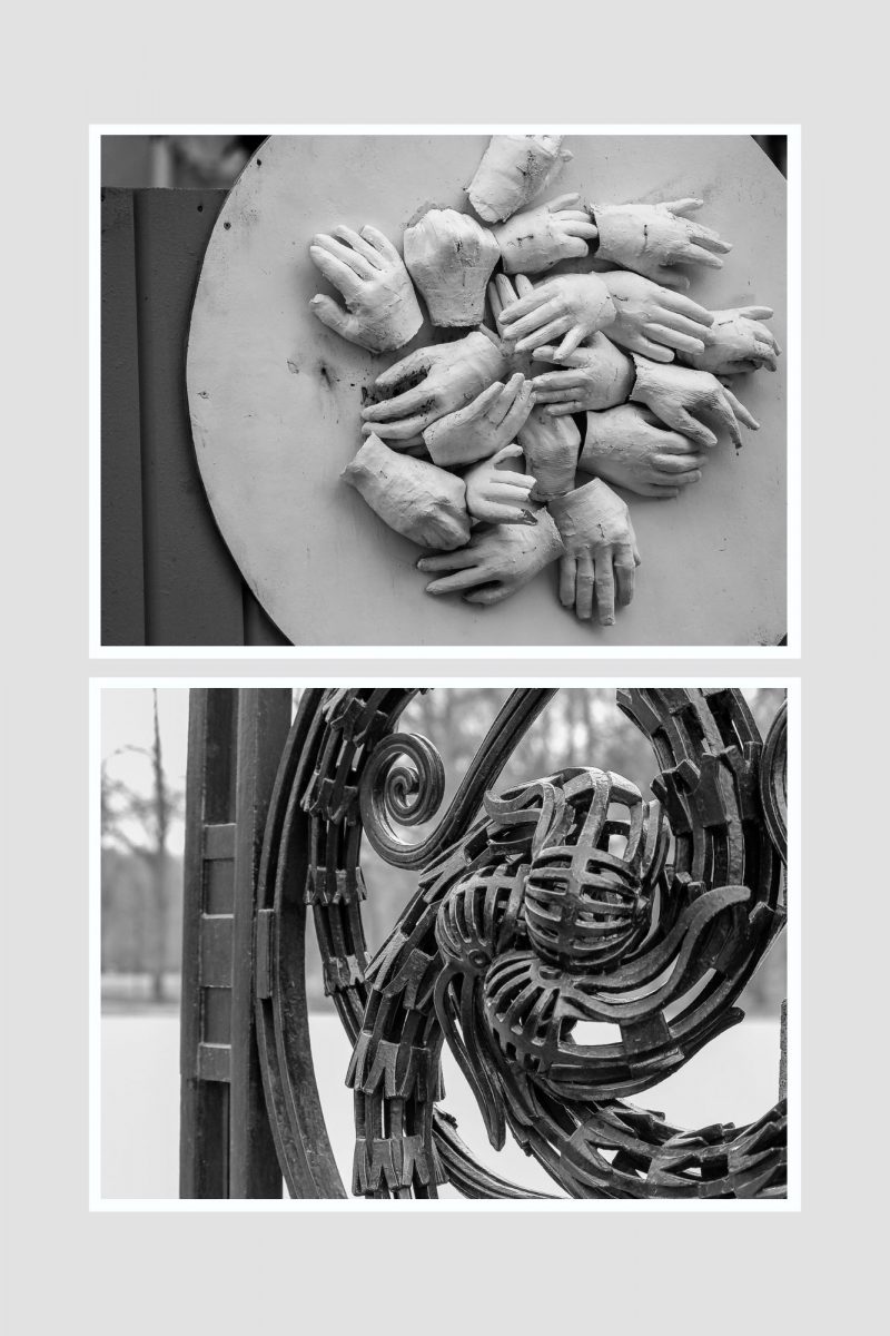 Black and White Abstract Pair (Set 52)