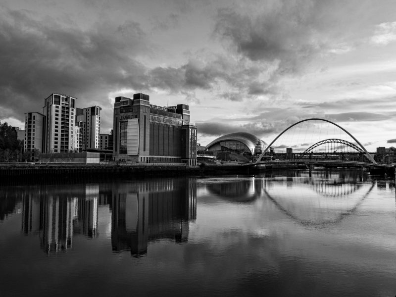 Newcastle Quayside Black & White (Print 367)