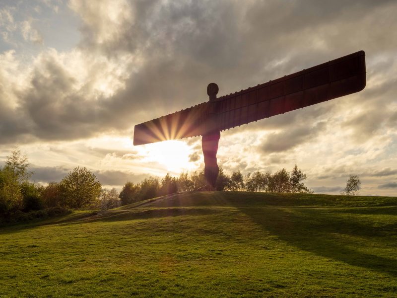 Angel of the North Sunburst Colour (Print 378)